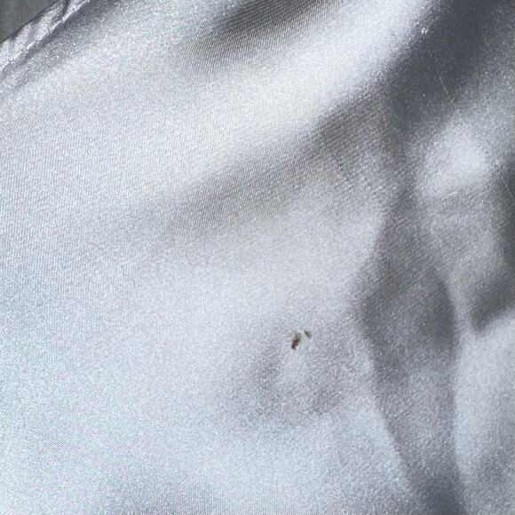 Baobab Marea One Shoulder Satin Maxi Dress in Plata Silver Size Medium - Picture 16 of 16